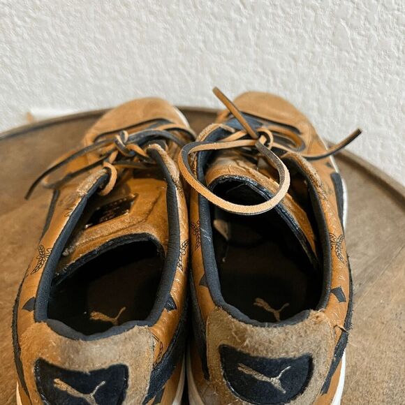 Puma x MCM Suede Leather Buckthorn Brown Sneakers Men's Size 6.5 - Picture 6 of 15